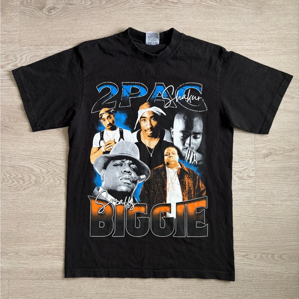 Tupac & Biggie Black Graphic Tee